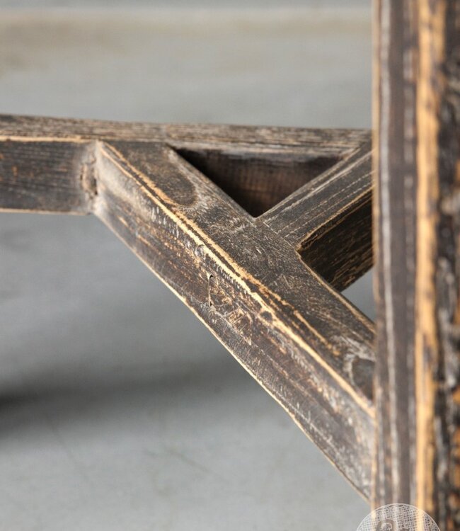 Be-Uniq Oude Bijzettafel | China | Rond | H52 x D47 cm