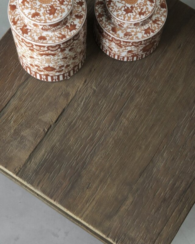 Be-Uniq Bijzettafel Met Lade | Rustic Collection | H50 x B70 x D70 cm