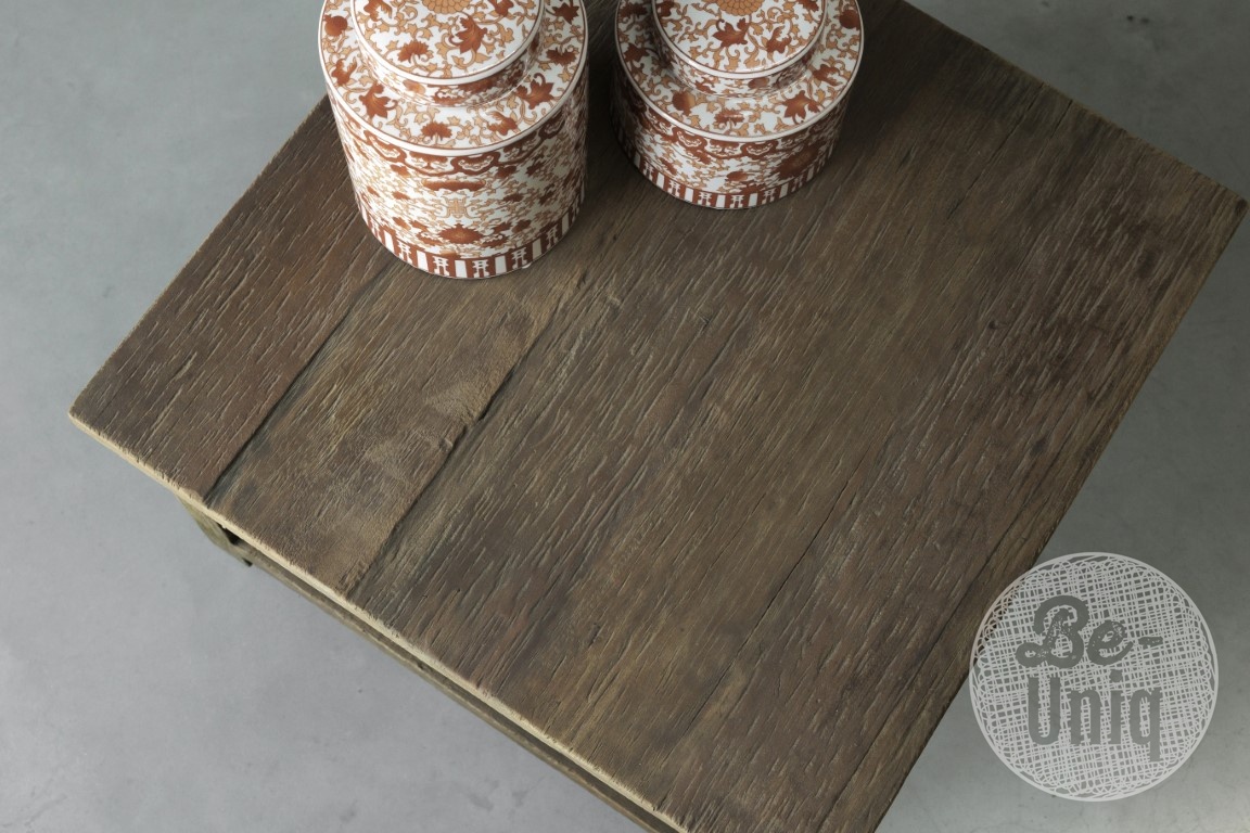 Be-Uniq Bijzettafel Met Lade | Rustic Collection | H50 x B70 x D70 cm