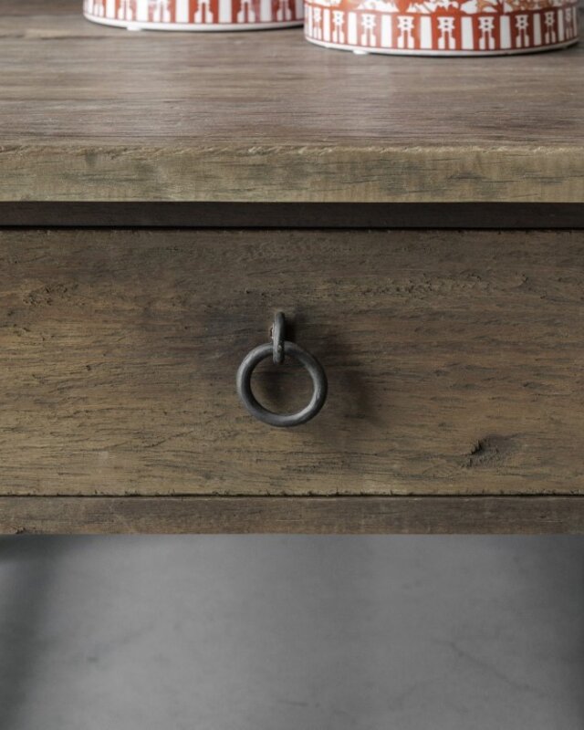 Be-Uniq Bijzettafel Met Lade | Rustic Collection | H50 x B70 x D70 cm