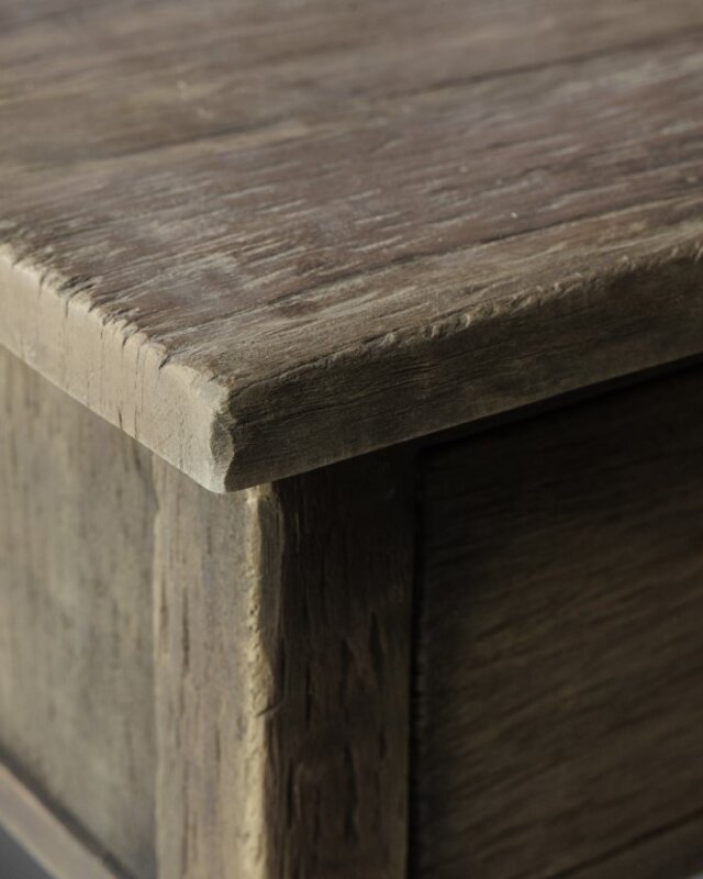 Be-Uniq Bijzettafel Met Lade | Rustic Collection | H50 x B70 x D70 cm