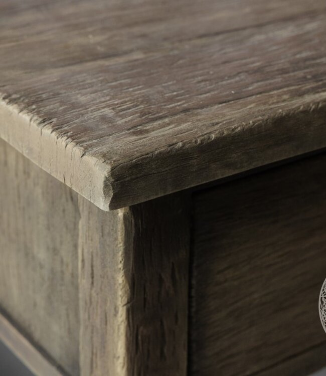 Be-Uniq Bijzettafel Met Lade | Rustic Collection | H50 x B70 x D70 cm
