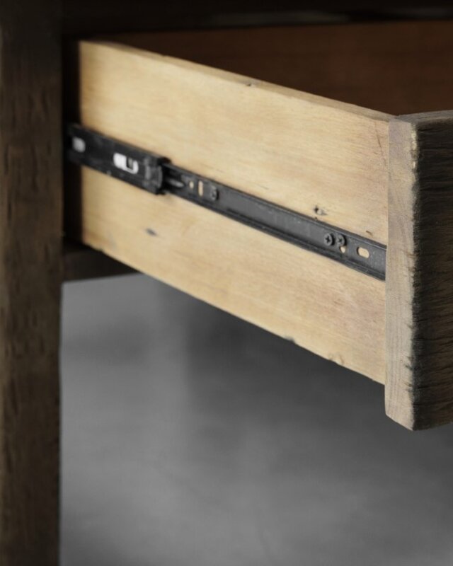 Be-Uniq Bijzettafel Met Lade | Rustic Collection | H50 x B70 x D70 cm