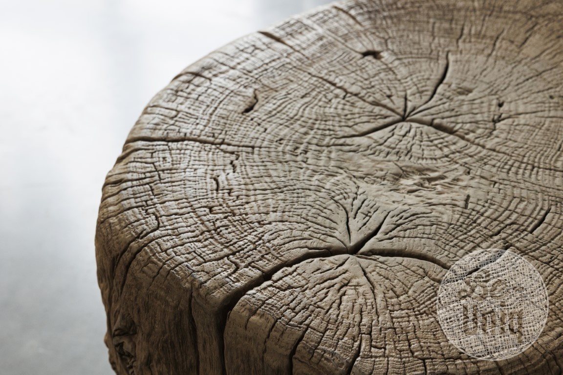 Be-Uniq Bijzettafel | Organisch Hout | H50 x B63 x D48 cm