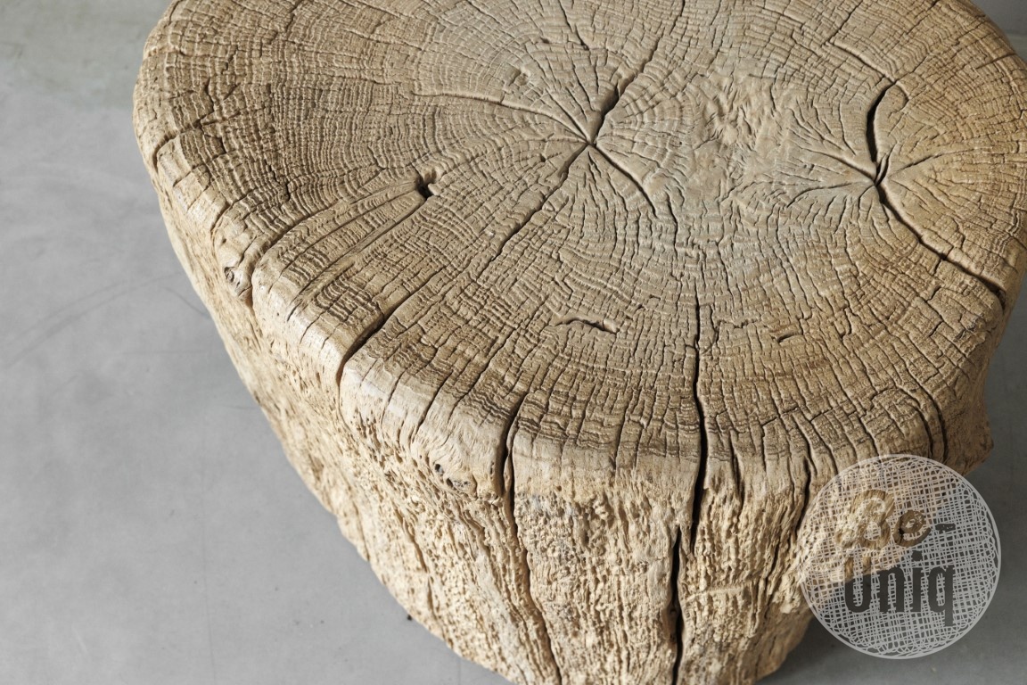 Be-Uniq Bijzettafel | Organisch Hout | H50 x B63 x D48 cm