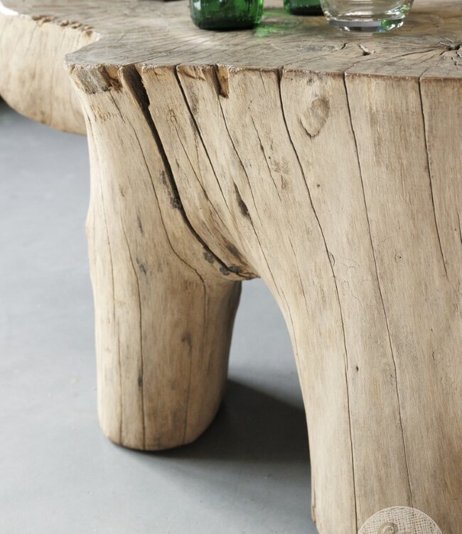 Be-Uniq Bijzettafel | Organisch Hout | China | H34 x B67 x D48 cm