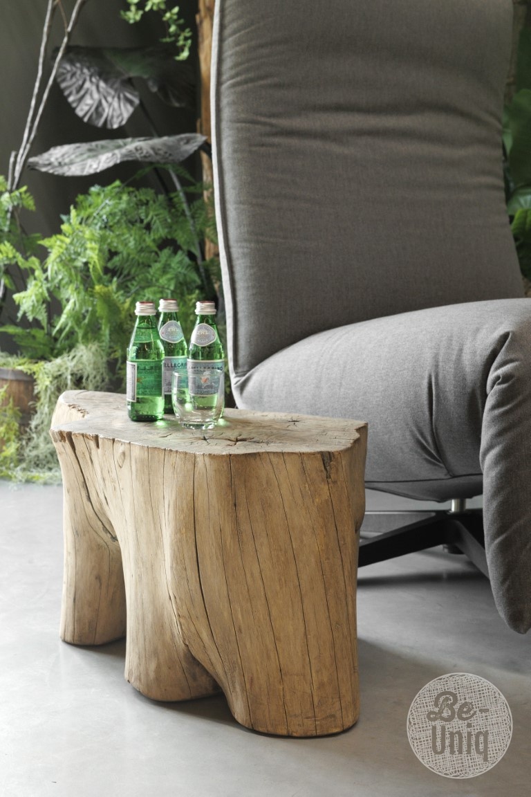 Be-Uniq Bijzettafel | Organisch Hout | China | H34 x B67 x D48 cm