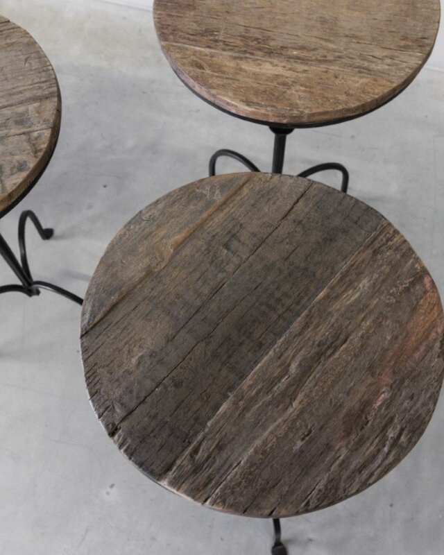 Be-Uniq Ronde Bijzettafel | Capital Collection | H60 x D35 cm