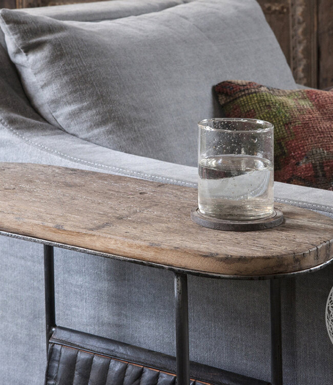 Be-Uniq Bijzettafel | Magazinehouder | H69 x B55 x D22 cm