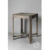 Oude Bijzettafel | Rustiek Verweerd | H52 x B45 x D45 cm