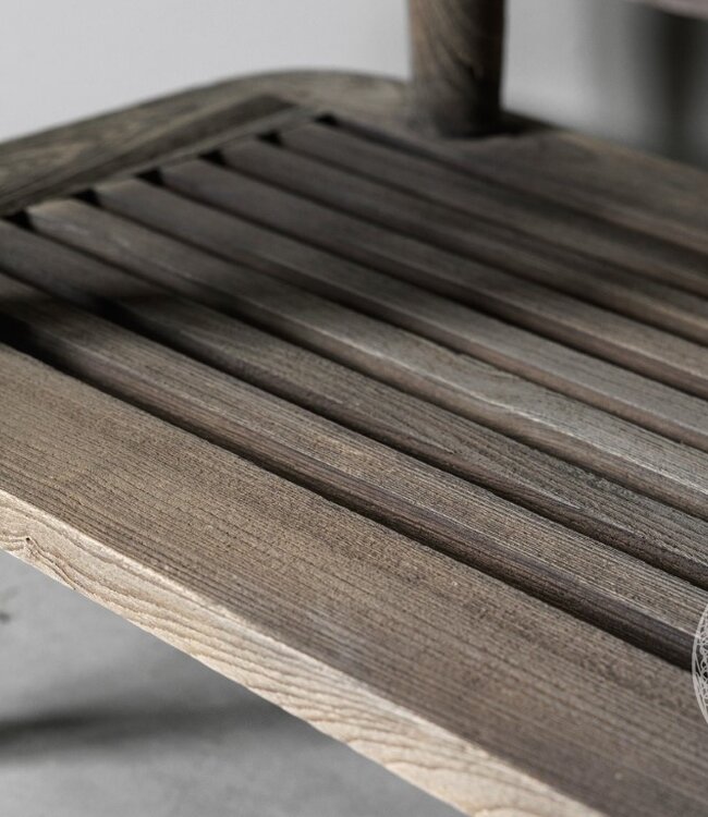 Be-Uniq Oude Bijzettafel | Rustiek Verweerd | H43 x B61 x D42 cm