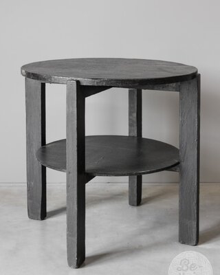 Be-Uniq Unieke Oude Bijzettafel | India | H55 x D55 cm