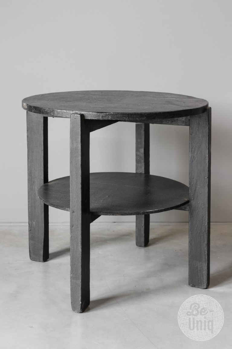 Be-Uniq Unieke Oude Bijzettafel | India | H55 x D55 cm