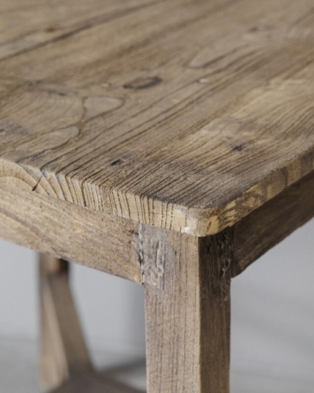 Be-Uniq Authentieke Oude Bijzettafel | India | H60 x B60 x D60 cm