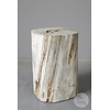 Zuil | Versteend Hout | Indonesië | H43 x B27 x D30 cm