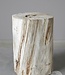 Be-Uniq Zuil | Versteend Hout | Indonesië | H43 x B27 x D30 cm