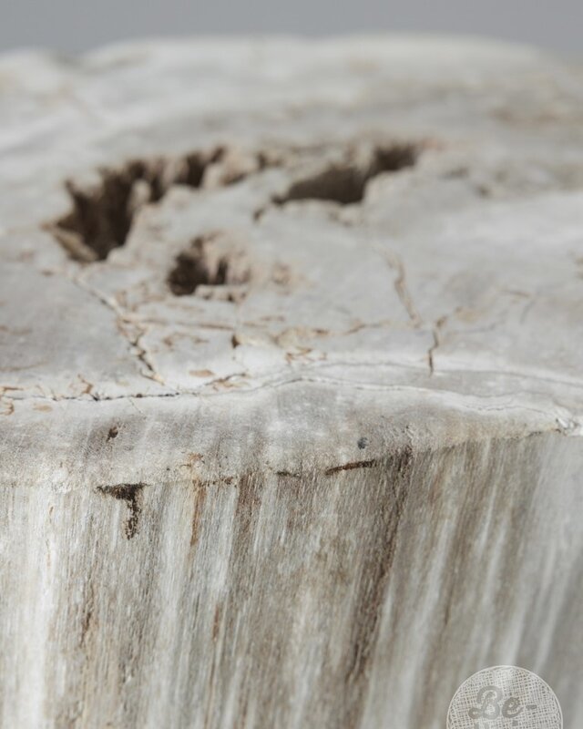 Be-Uniq Zuil | Versteend Hout | Indonesië | H43 x B27 x D30 cm