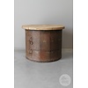 Bijzettafel | Oude Ton | India | H45 x D57 cm
