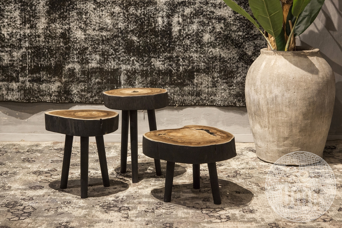 Be-Uniq Slice Bijzettafel | Set Van 3 | 2 Kleuren Verkrijgbaar