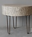 Be-Uniq Bijzettafel | Schijf Hout | China | H55 x B45 x D50 cm