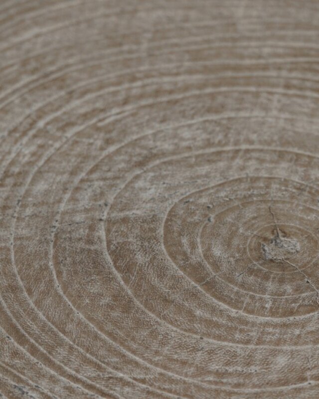 Be-Uniq Bijzettafel | Schijf Hout | China | H55 x B45 x D50 cm