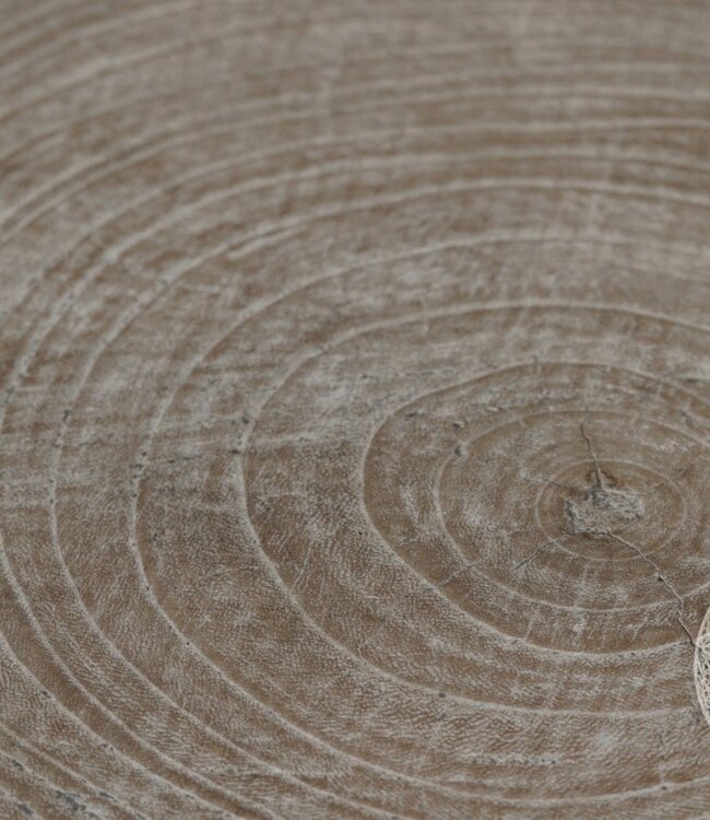 Be-Uniq Bijzettafel | Schijf Hout | China | H55 x B45 x D50 cm