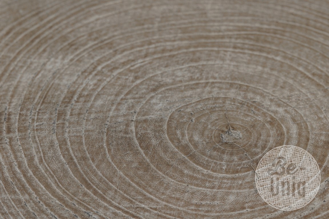 Be-Uniq Bijzettafel | Schijf Hout | China | H55 x B45 x D50 cm