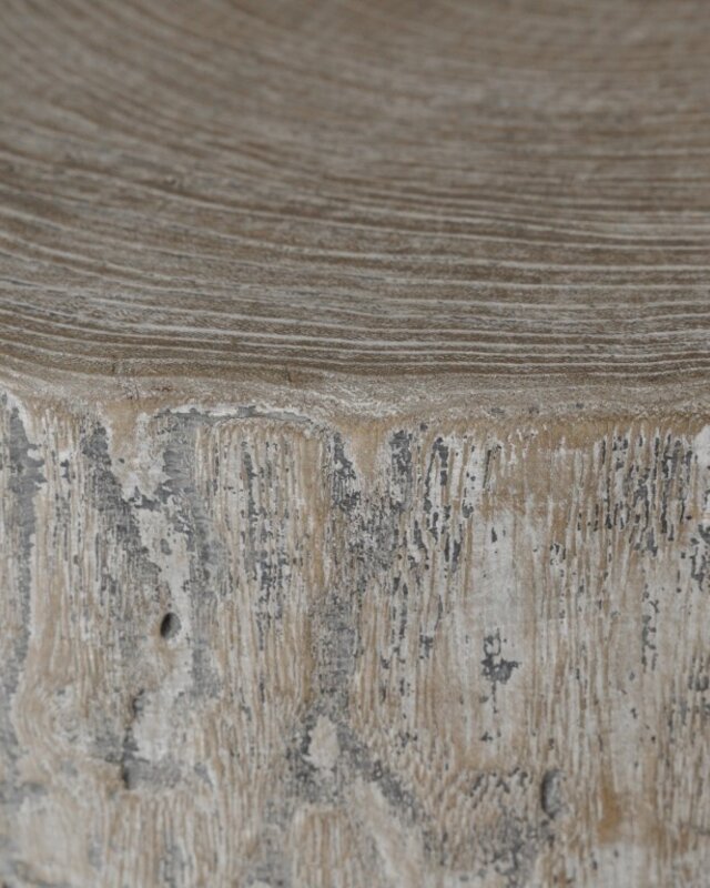 Be-Uniq Bijzettafel | Schijf Hout | China | H55 x B45 x D50 cm