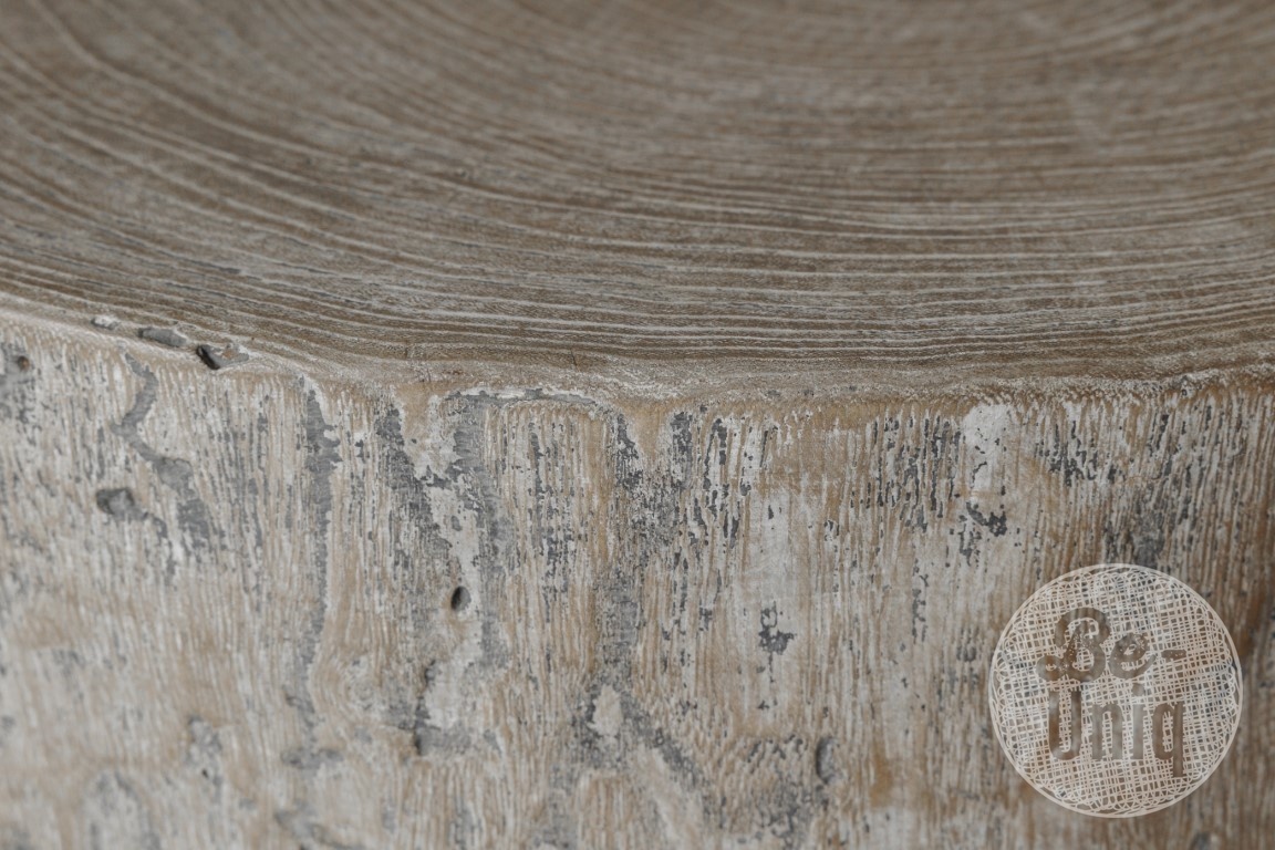 Be-Uniq Bijzettafel | Schijf Hout | China | H55 x B45 x D50 cm