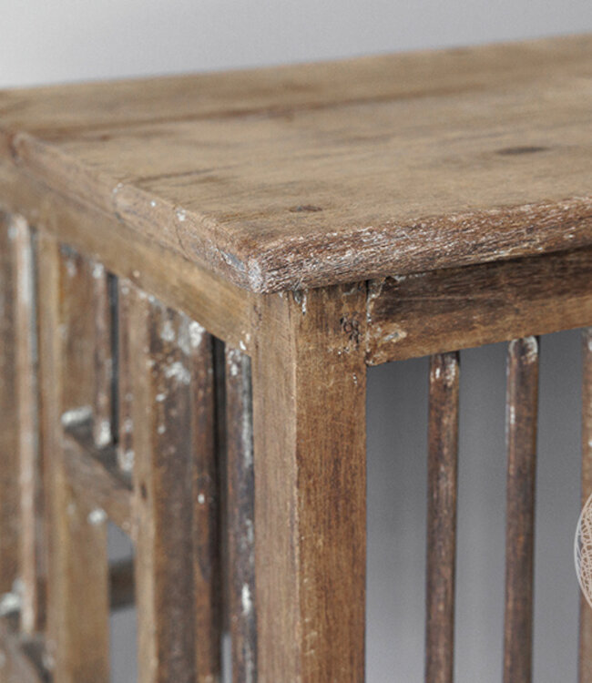 Be-Uniq Oude Verweerde Haltafel | India | H65 x B65 x D44 cm