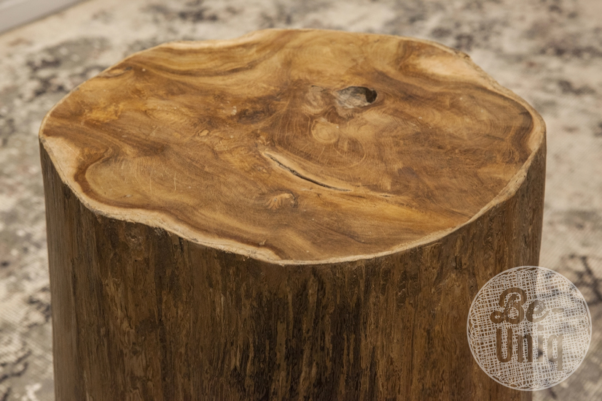 Be-Uniq Hoge Bijzettafel | Log | 2 Kleuren Verkrijgbaar