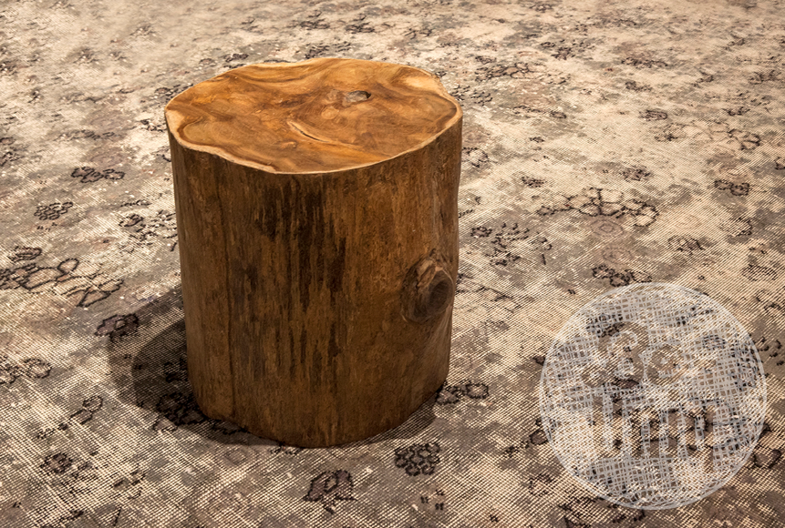 Be-Uniq Hoge Bijzettafel | Log | 2 Kleuren Verkrijgbaar