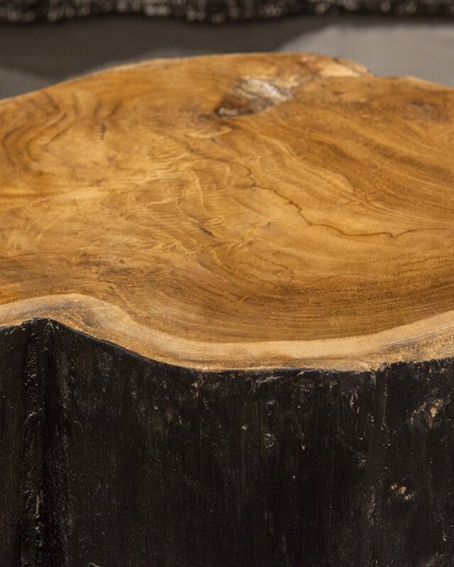 Be-Uniq Hoge Bijzettafel | Log | 2 Kleuren Verkrijgbaar