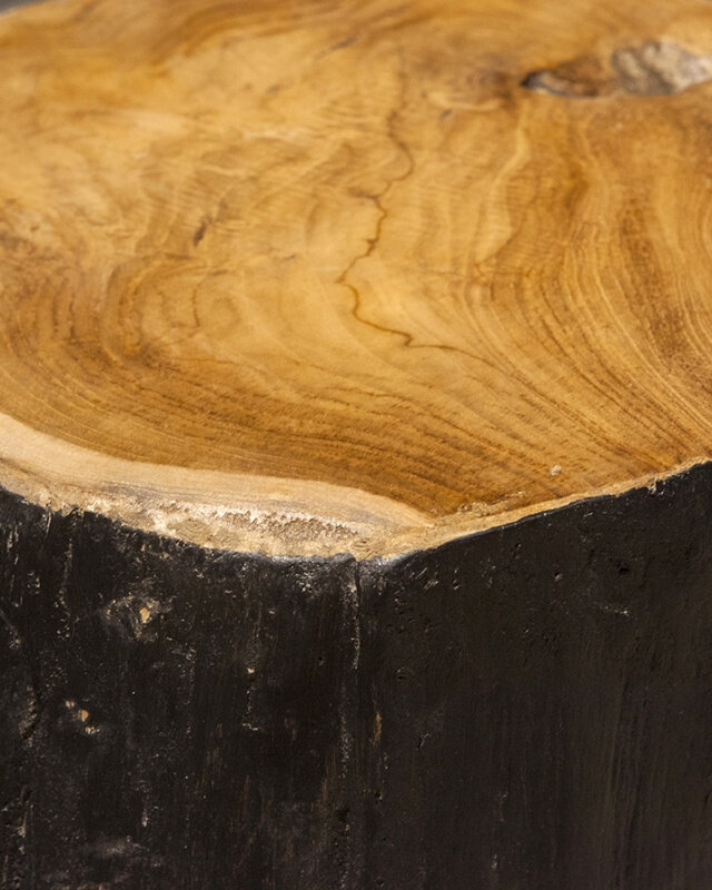 Be-Uniq Hoge Bijzettafel | Log | 2 Kleuren Verkrijgbaar