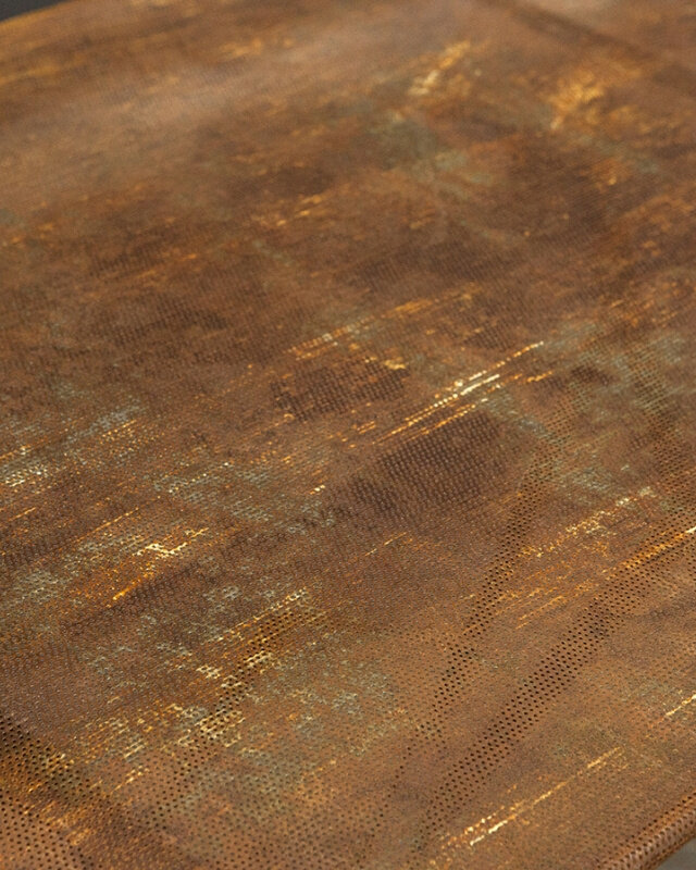 Be-Uniq Verweerde Metalen Klaptafel | India | H72 x B101 x D70 cm