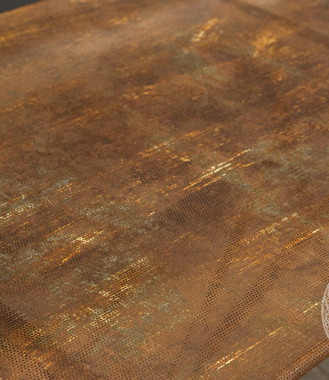 Be-Uniq Verweerde Metalen Klaptafel | India | H72 x B101 x D70 cm