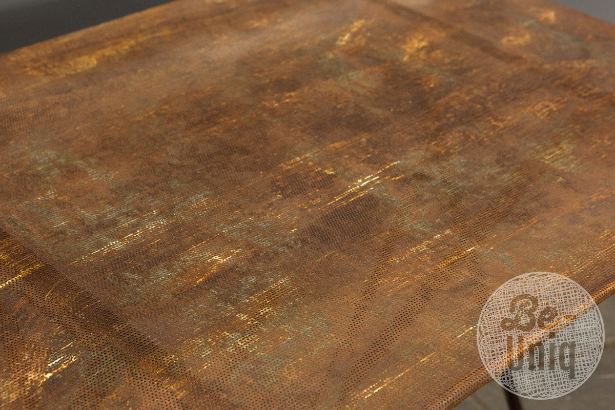 Be-Uniq Verweerde Metalen Klaptafel | India | H72 x B101 x D70 cm