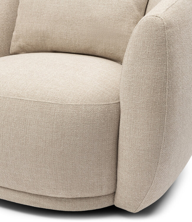 Rivièra Maison Draaifauteuil Leonardo | Naturel