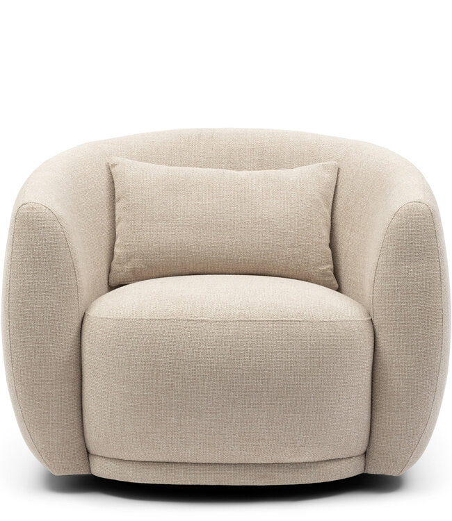 Rivièra Maison Draaifauteuil Leonardo | Naturel