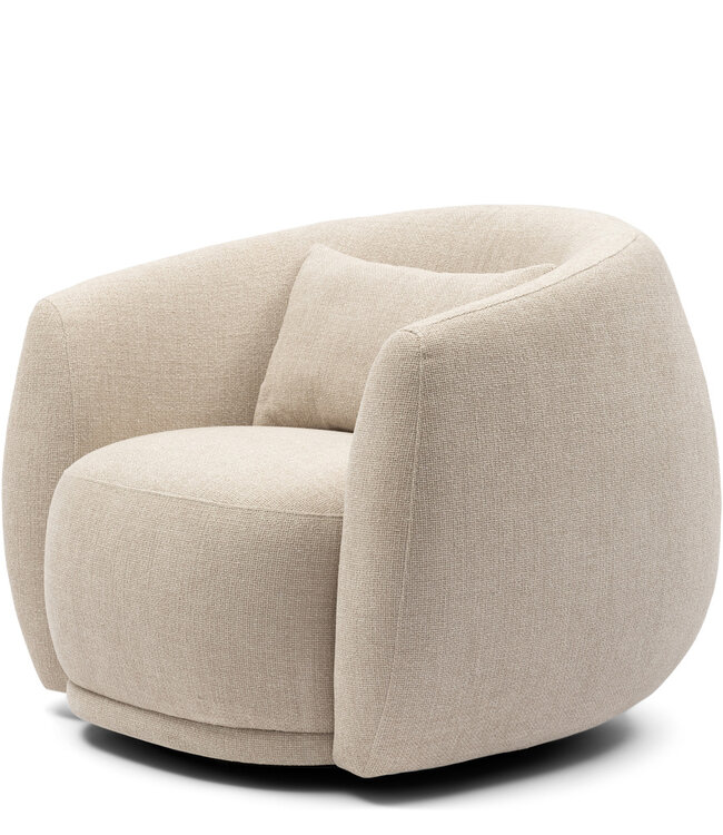 Rivièra Maison Draaifauteuil Leonardo | Naturel