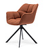 Rivièra Maison Carnaby Eetkamerstoel | Herfstbruin | H82 x B67 x D60 cm