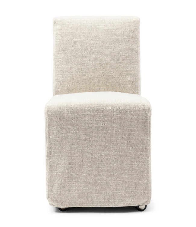 Rivièra Maison Eetkamerstoel Firenze | Wit | H85 x B49 x D60 cm