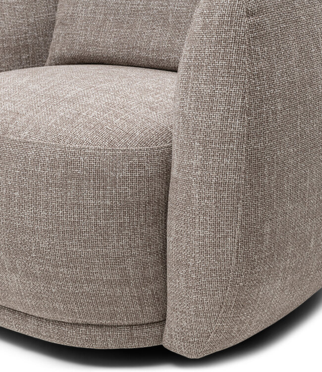 Rivièra Maison Draaifauteuil Leonardo | Taupe