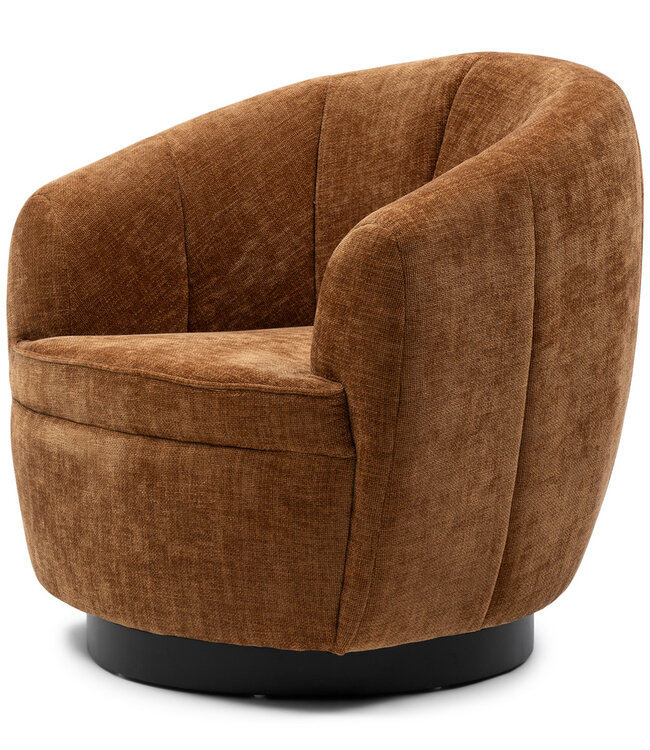 Rivièra Maison Draaifauteuil De Gravin | Kastanjebruin