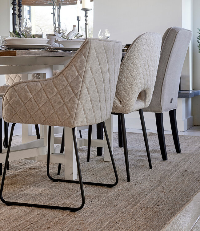 Rivièra Maison Eetkamerstoel Frisco Drive | Naturel | H83 cm