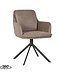 LABEL51 LABEL51 Eetkamerstoel Joy - Taupe - Microfiber