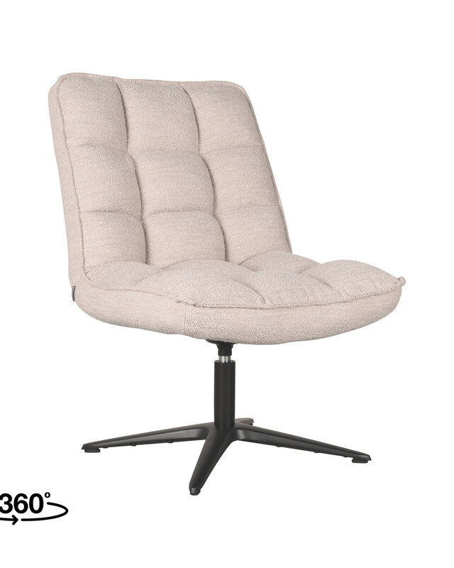 LABEL51 LABEL51 Fauteuil Vince - Naturel - Boucle