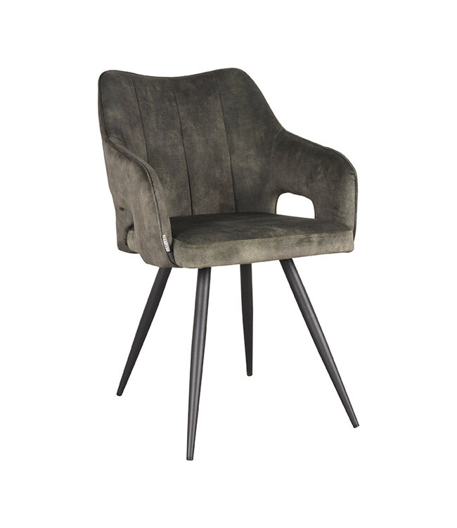 LABEL51 LABEL51 Eetkamerstoel Noud - Hunter - Velours