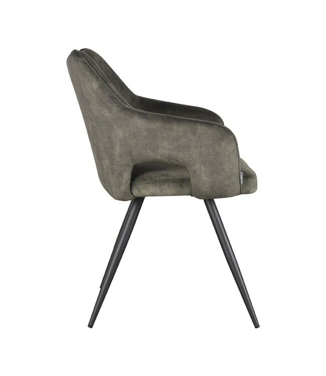 LABEL51 LABEL51 Eetkamerstoel Noud - Hunter - Velours