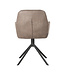 LABEL51 LABEL51 Eetkamerstoel Joy - Taupe - Microfiber